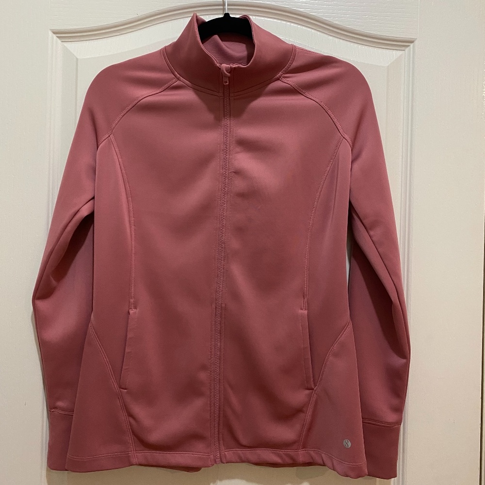 S Mauve Layer 8 Full Zip Jacket